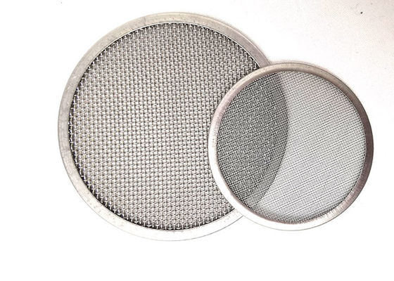 2inch Round Mesh Filter Disc Double Or Multi Layer Border Hemming Border