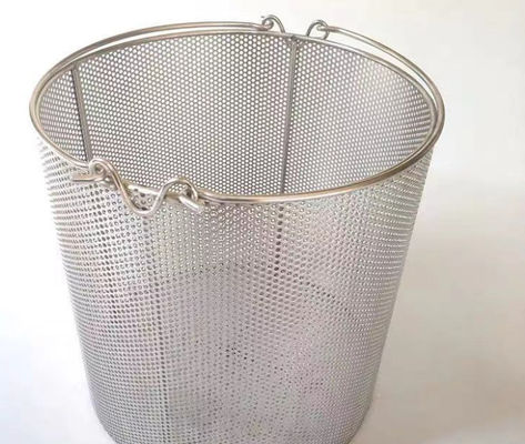 304 Material Stainless Steel Wire Mesh Washing Basket Metal Basket Strainer