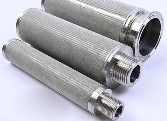 Industrial 5 Micron Stainless Steel Candle Filter Sintered Element