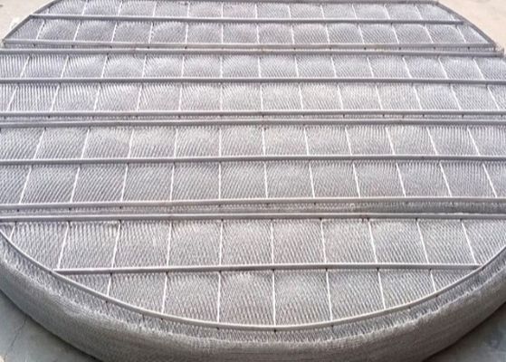 304/316 Ss Wire Knitmesh Demister Defoamer Tower Interior