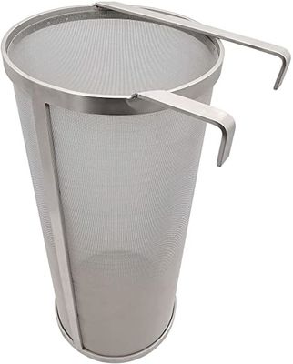 Custom 800 Micron Beer Brewing Basket Stainless Steel 304 With Hook