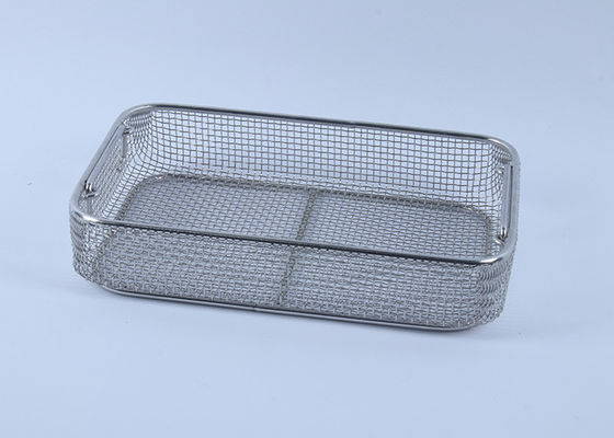 Non Rust Stainless Steel Basket Strainer Storage Cleaning Hospital Disinfection