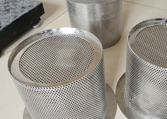 100mm Basket Silver Strainer Filter Wire Mesh Filter Stainless Steel Punching
