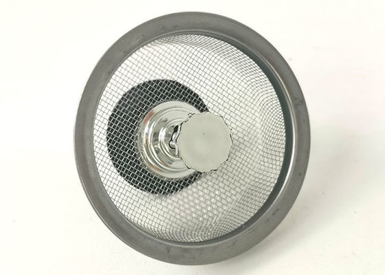 Rustproof Round Kitchen Sink Mesh Strainer Stainless Steel anti blocking