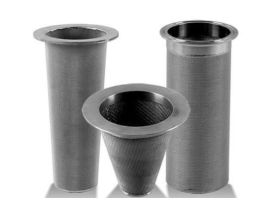 Custom Made 99.99% Sintered Metal Filter Elements Excellent Filtration