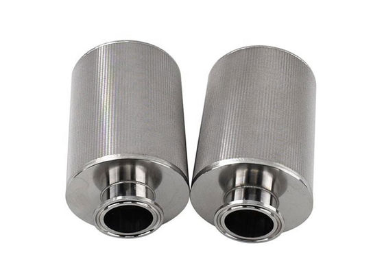 99% Rating 5Layers SS Sintered  Filter Element Water Treatment Anti Corrosion