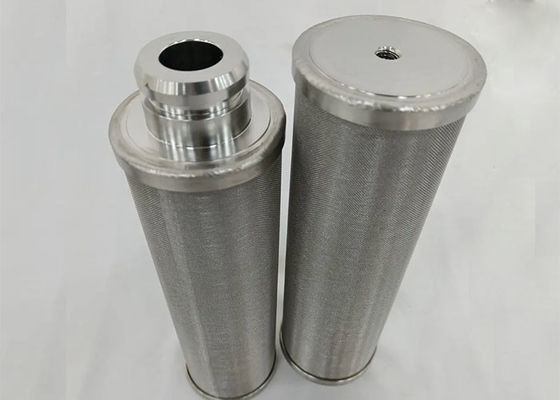 Multi Layer Sintered Metal Filter Elements 1-200um Precision