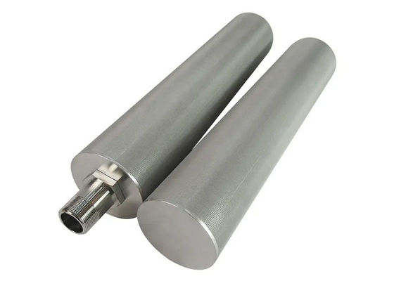 Custom Made Stainless Steel Sintered  Filter Cartridge 1-7 Layers High Porosity