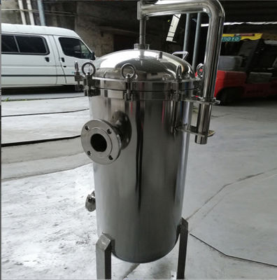 Multi Bags 304/316 Stainless Steel Filter Housing For Water Treatment Polished