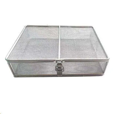 Electropolished Stainless Steel Wire Mesh Baskets With Lids