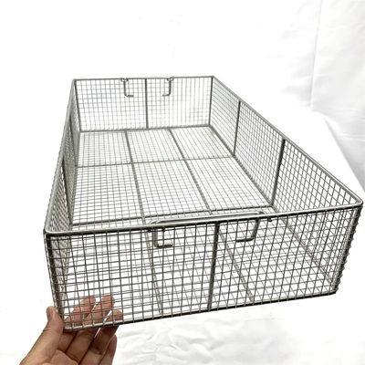 Electropolished Stainless Steel Wire Mesh Baskets With Lids