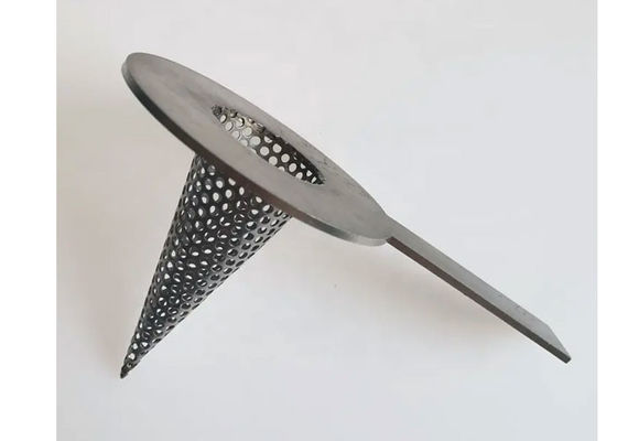 304 Stainless Steel Perforated Cone Funnel Screen Cartridge Filter Tube Temporary
