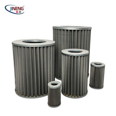G Series SS304 SS316 Gas Plated Filter Element For Natural Gas Filtration