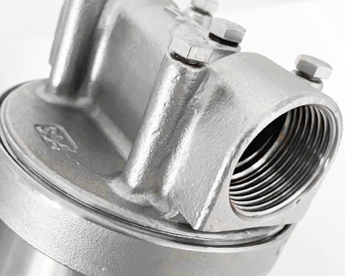 Custom Made Inlet / Outlet Cartridge Filter Housing 120°F Temperature