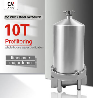 Silver Polished Water Cartridge Filter Housing For Filtration Containers