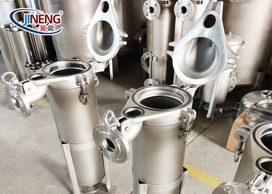 Inlet / Outlet High Flow Rate Cartridge Housing Filter For Industrial Use