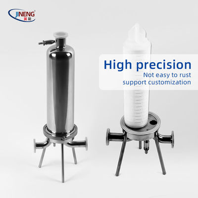 Polished Stainless Steel Water Filter Housing High Temperature OEM