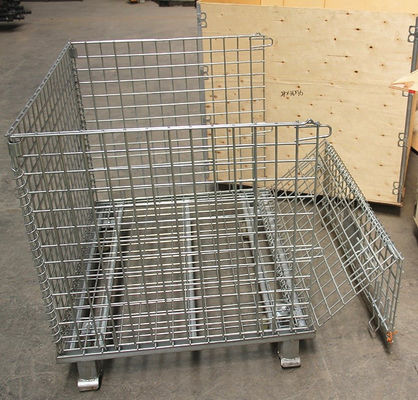 1500kg Odm Steel Mesh Storage Cages Corrosion Protection