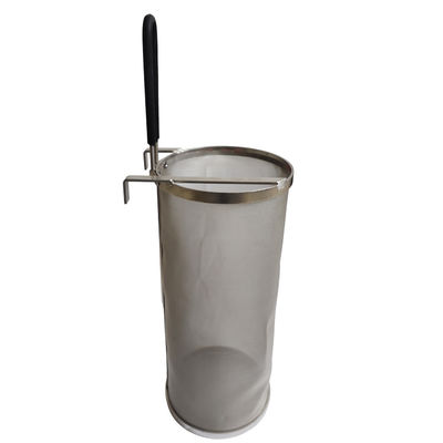 Sliver food grade 0.71mm 300 Micron SS304 Beer Filter Cartridge