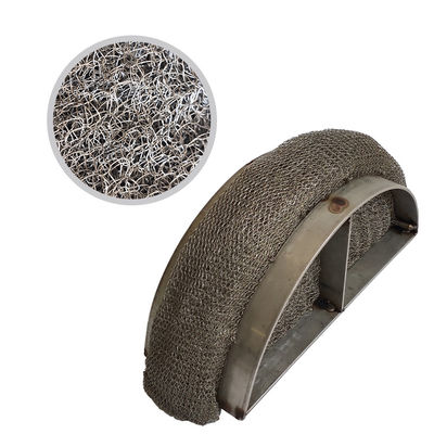 0.08mm Dia Knitted Wire Mesh Demister Pad In Boiler Steam Drum