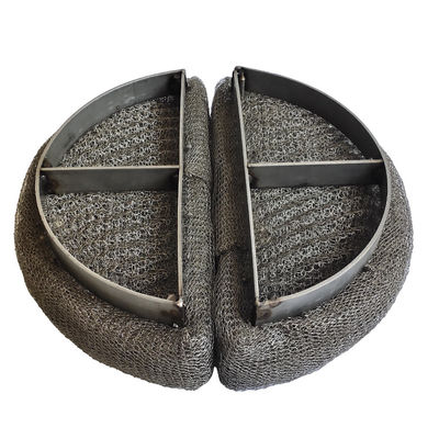 Knitted Wire Mesh Mist Eliminator Customize Length Liquid Separating Device