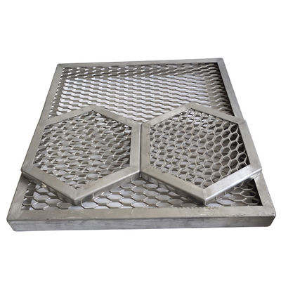 Chrome Nickel Punch Bar Expanded Metal Mesh Stainless Steel 304  Anti Acid