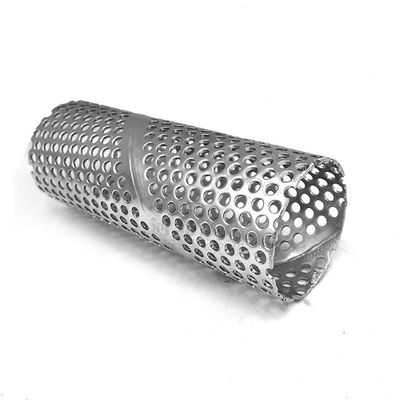 Punching Perforated Metal Panel , Perforated Mesh Sheet Circle Balcony