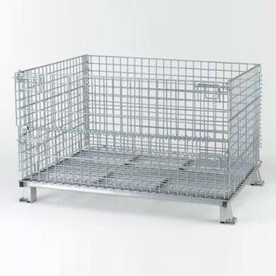 1200kg  Stainless Steel Collapsible  Galvanised  Wire Mesh Storage Cage