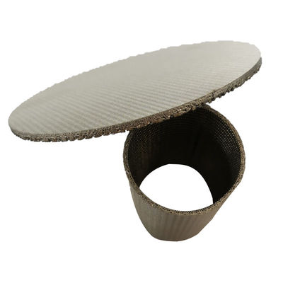 5 10 20 25 Micron Porous Sintered Metal Filter For Chemical Filtering