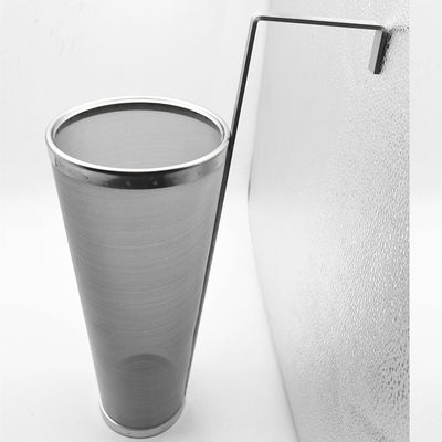 Sliver food grade 0.71mm 300 Micron SS304 Beer Filter Cartridge