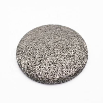 Excellent permeability , Hastelloy FeCrAl Nickel Liquid Filtration Sintered Fiber Felt