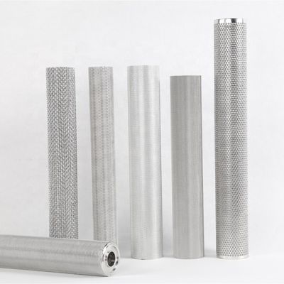 High strength and durability 10 Micron 1.7mm Sintered Wire Mesh Filter Tube