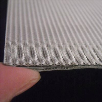 Stainless Steel Woven Diamond Hole Sintered Wire Mesh 10mm Thickness