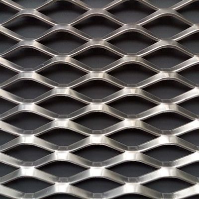 Galvanized Decorative 2.5m Width Expanded Metal Security Mesh Screen