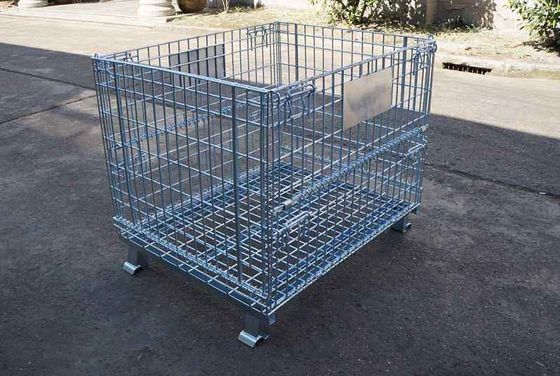 1000kg Galvanized Stackable Wire Mesh Storage Cages