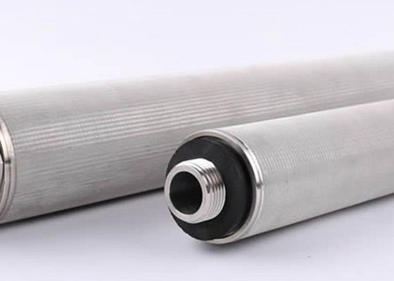 Metal Wire Mesh 30mm Pleated Filter Cartridge Element Corrosion Resistance