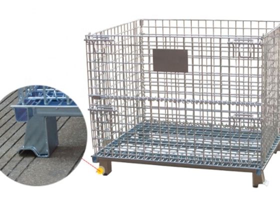 1000kg Galvanizing Q235 Wire Cage Storage Units