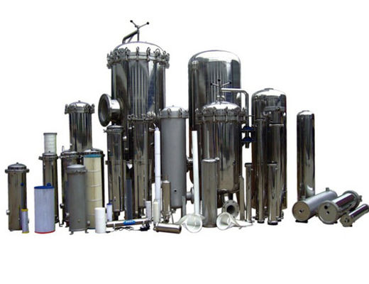 304 316 Grade Water Treatment Stainless Steel Bag Filter Housing 230mm Dia