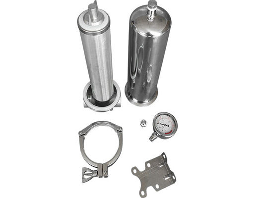 Pharmaceutical Industry Length 605mm Housing Cartridge Filter Stainless Steel 304