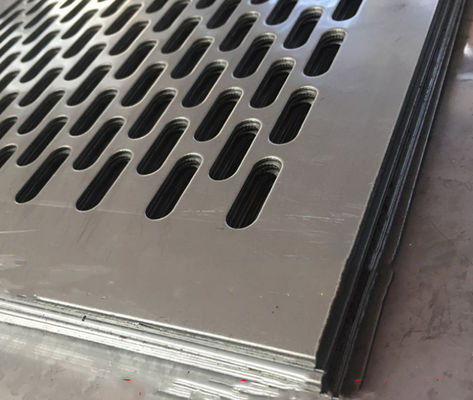Square Hole 3mm Thick Stainless Steel Punch Plate Multipurpose Custom
