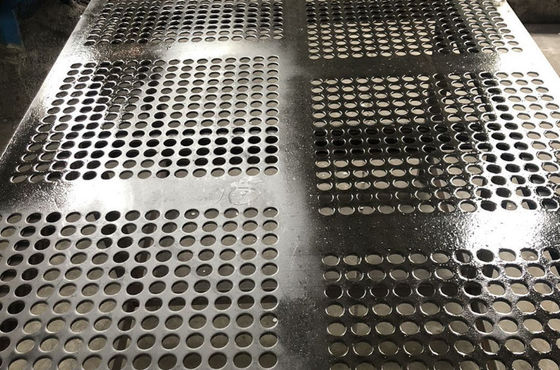 Square Hole 3mm Thick Stainless Steel Punch Plate Multipurpose Custom