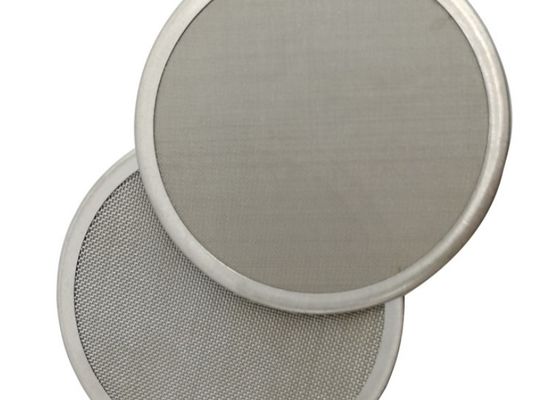 Diameter 60mm Fine Filter Mesh Disc Precision 20 Micron Stainless Steel