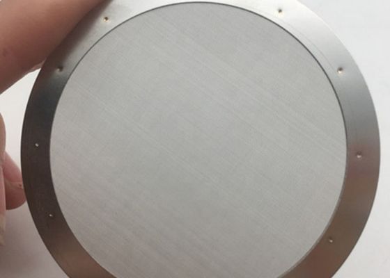 Diameter 60mm Fine Filter Mesh Disc Precision 20 Micron Stainless Steel