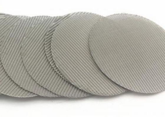 Diameter 60mm Fine Filter Mesh Disc Precision 20 Micron Stainless Steel