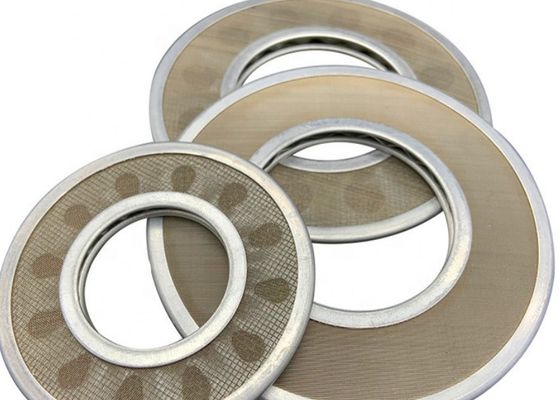 Double Layer Edge 35um 304 Stainless Steel Filter Disc Multi Specification Fine Hole