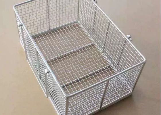 Medical Kitchen 22cm Stainless Steel Strainer Basket Round Square Large Hole