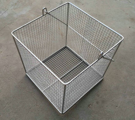 Handle Cleaning 30cm Stainless Steel Sink Basket 304 316 316l Mesh Frame