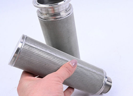 Industrial 5 Micron Stainless Steel Candle Filter Sintered Element
