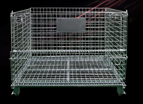 Folding Heavy 1000kg Metal Mesh Storage Cages