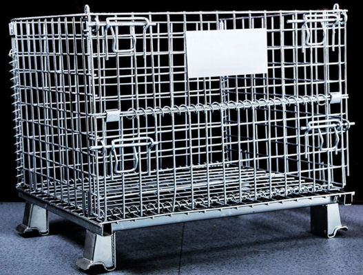 Folding Heavy 1000kg Metal Mesh Storage Cages